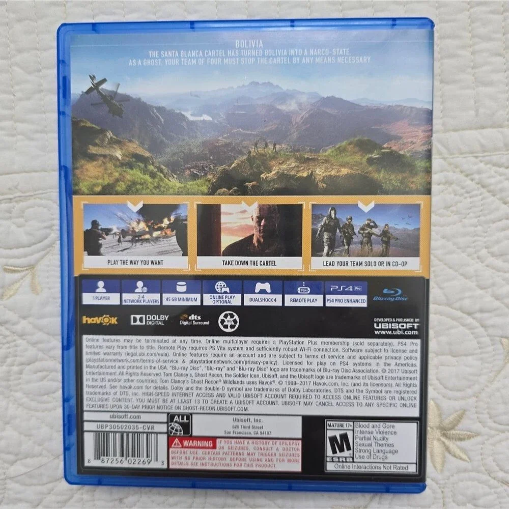 Tom Clancy's Ghost Recon Wildlands for PS4 Sony PlayStation 4